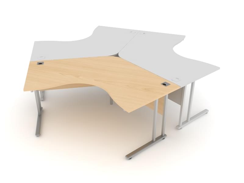 Flexi 120 Degree Office Desk Flexi 120 Degree Office Desk