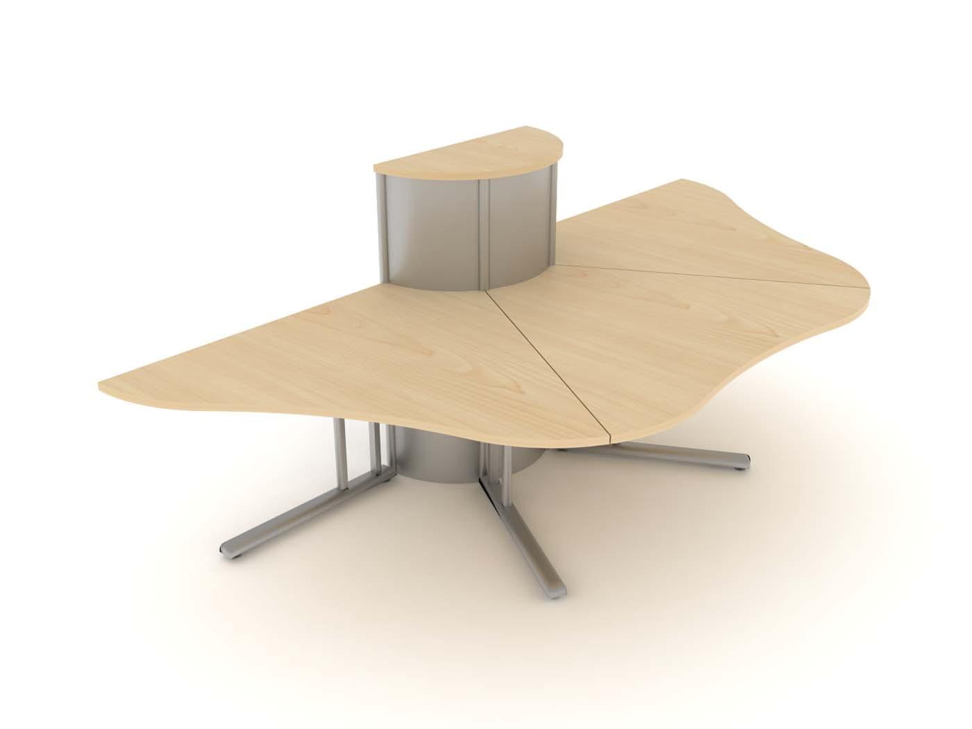 Elite Office Furniture 3 Person Call Centre Desk Elite Office Furniture 3 Person Call Centre Desk