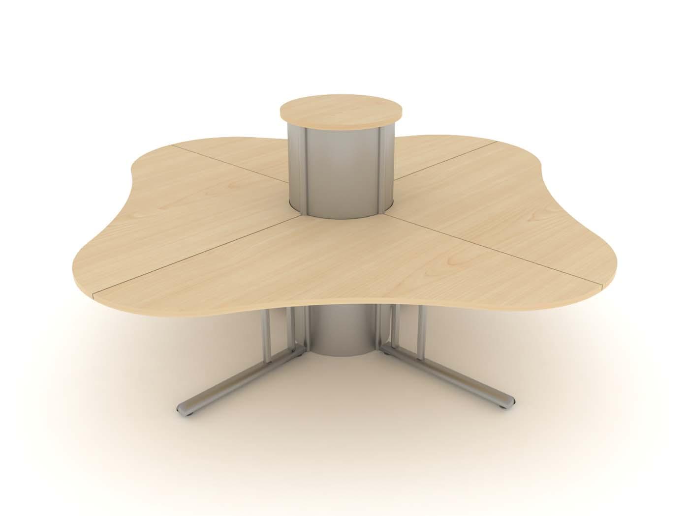 Elite Office Furniture 4 Person Call Centre Desk Elite Office Furniture 4 Person Call Centre Desk