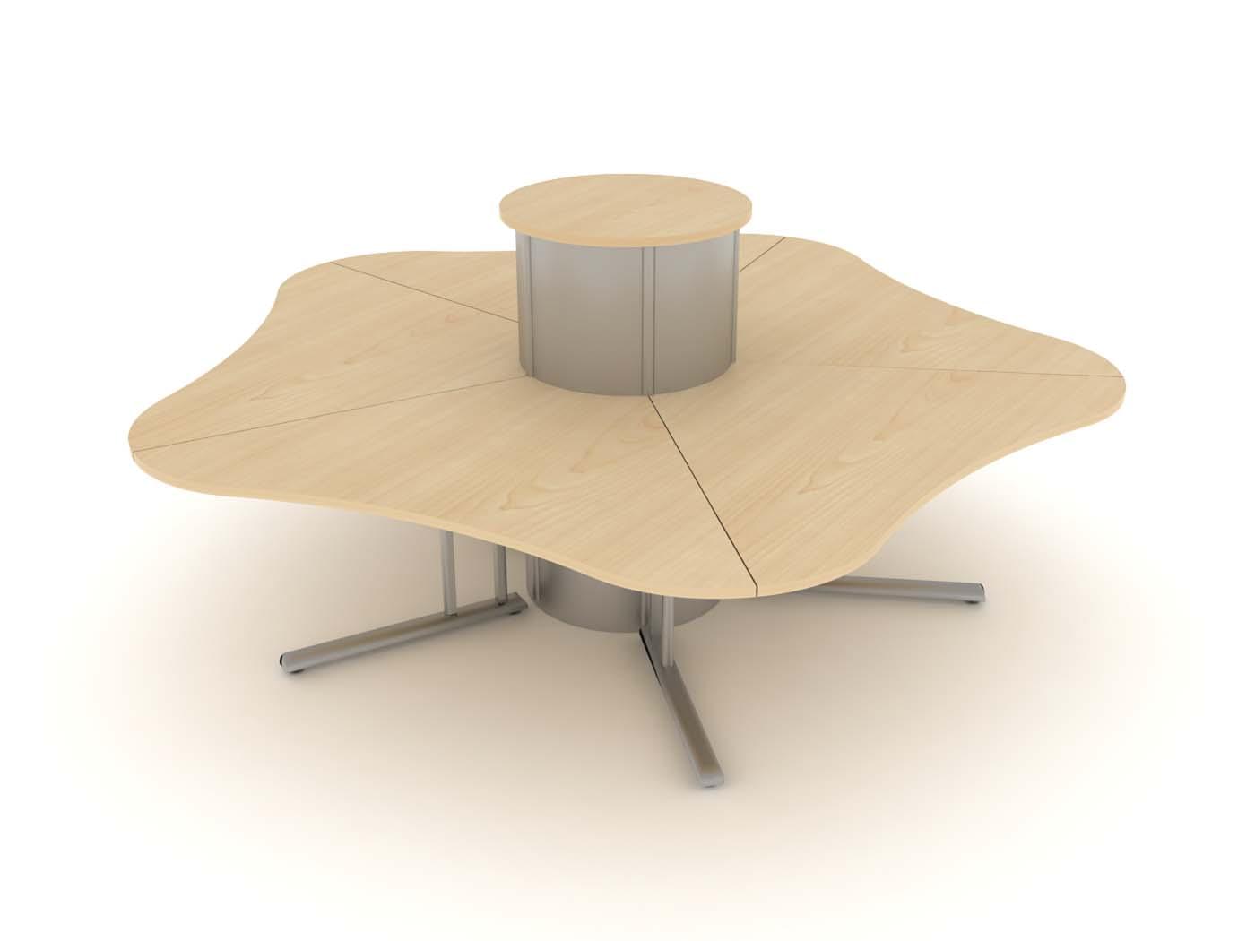 Elite Office Furniture 5 Person Call Centre Desk Elite Office Furniture 5 Person Call Centre Desk
