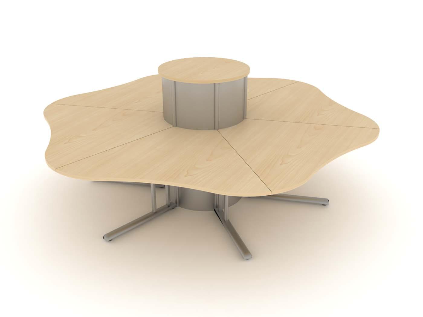 Elite Office Furniture 6 Person Call Centre Desk Elite Office Furniture 6 Person Call Centre Desk