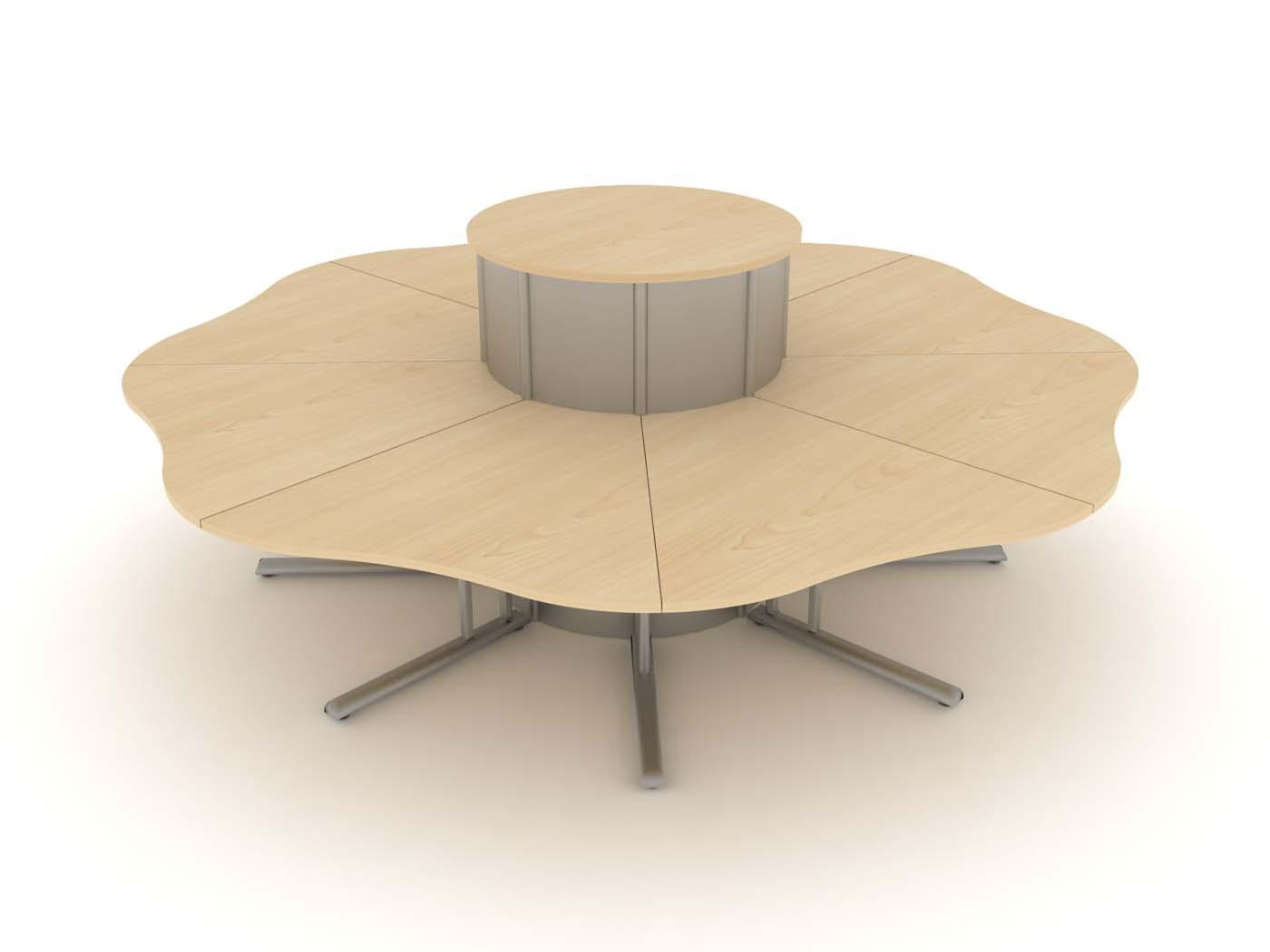 Elite Office Furniture 8 Person Call Centre Desk Elite Office Furniture 8 Person Call Centre Desk